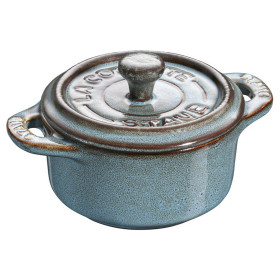 Кокот 10 см с крышкой 200 мл античный бирюзовый  Staub &quot;STAUB&quot; / 294152