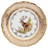Набор тарелок 19 см 6 шт  Sterne porcelan "Фредерика /Охота бежевая" / 128792