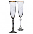 Бокалы для шампанского 190 мл 2 шт  Crystalite Bohemia &quot;Проксима /432230 /Свадебные&quot; / 152210