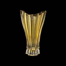 Ваза для цветов 32 см  Aurum Crystal &quot;Plantica /Янтарная&quot; / 155047