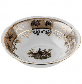 Салатник 16 см  Royal Czech Porcelain "Болеро /Охота бежевая" / 203661