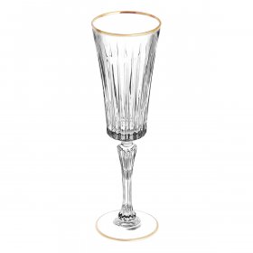 Бокалы для шампанского 210 мл 6 шт  Art Design &quot;Таймлесс /Отводка золото /матовое&quot; / 349409