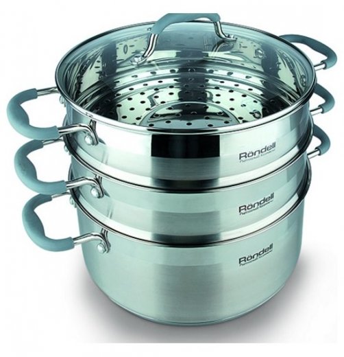 Пароварка 26 см 3 уровня 13 л "Rondell" / 113655 — 