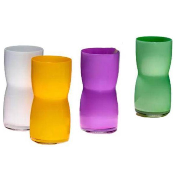 Набор ваз для цветов 11 см 4 шт  Crystalex CZ s.r.o. &quot;Primavera /Ассорти&quot; / 303523