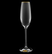 Бокалы для шампанского 240 мл 6 шт  Rona &quot;Spirit /Золотая отводка&quot; / 148551