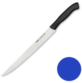 Нож поварской для нарезки филе 25 см синяя ручка  PIRGE "Ecco" / 321682