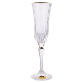 Бокалы для шампанского 180 мл 6 шт  UNION GLASS &quot;Адажио /Отводка платина&quot; / 182847