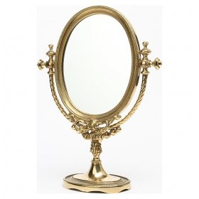 Зеркало 28 х 41 см н/н латунь ALBERTI LIVIO & C S.A.S. "Мария Антуанетта /A.Livio" / 104750