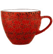 Чайная чашка 190 мл красная  Wilmax &quot;Splash&quot; / 261416