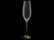 Бокалы для шампанского 210 мл 6 шт  Rona &quot;Celebration /Золотая капелька на дне&quot; / 096490