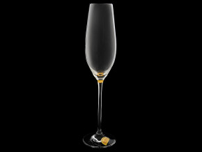 Бокалы для шампанского 210 мл 6 шт  Rona "Celebration /Золотая капелька на дне" / 096490