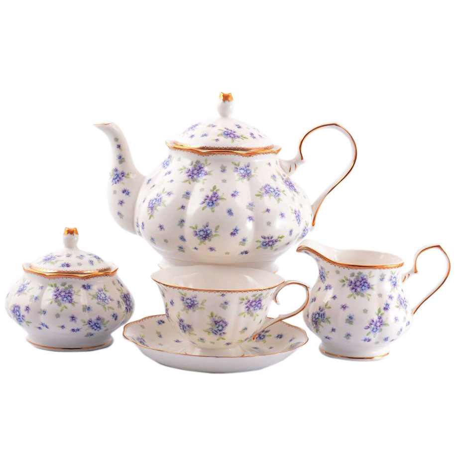 Royal Classics чайный сервиз на 6 персон, 15 предметов код: 200111-01. Royal Classics посуда. Чайный сервиз васильки. Чайный сервиз бутон. Магазин посуды в ростове