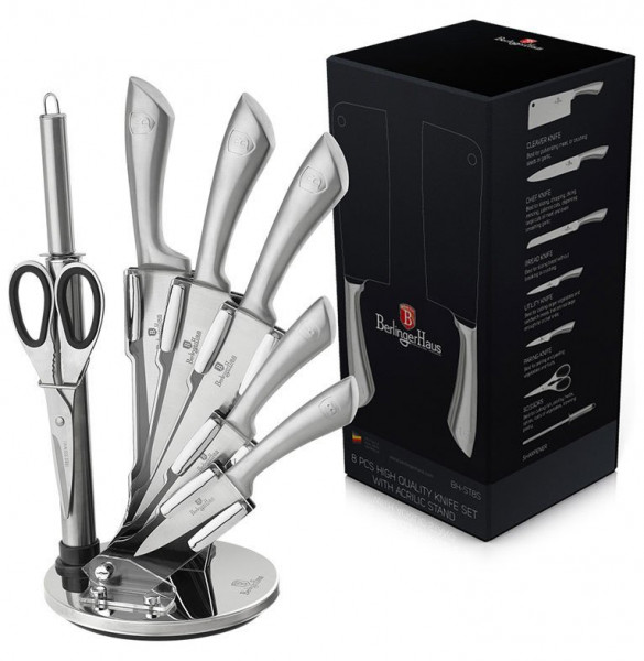 Набор ножей для кухни 8 предметов на подставке  Berlinger Haus &quot;Perfect kitchen line&quot; / 136529