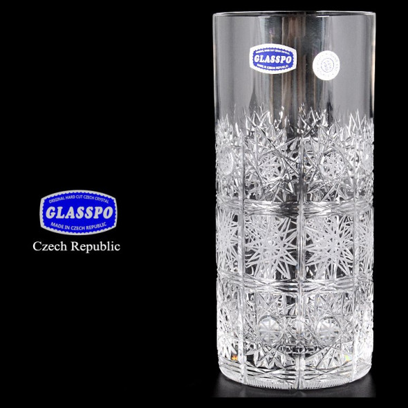 Стаканы для воды 350 мл 6 шт &quot;Glasspo /Хрусталь резной&quot; / 011745