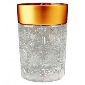 Стаканы для чая 180 мл 6 шт  Crystal Heart &quot;Фелиция /Хрусталь матовое золото&quot; / 117633