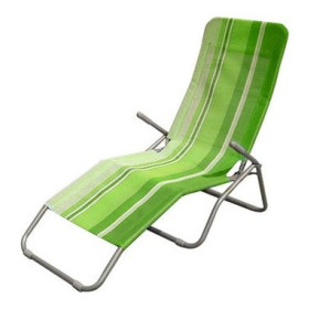 Шезлонг 142 х 60 х 96 см зеленый &quot;Banquet /Полоска&quot; / 213077