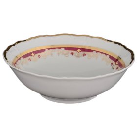 Набор салатников 16 см 6 шт  Thun &quot;Мария-Луиза /Лилии на красном&quot; / 064133