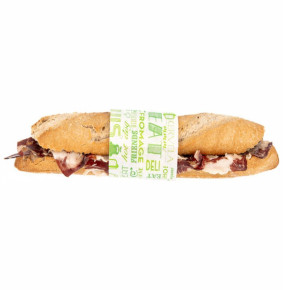 Бумага обёрточная для сэндвича/ролла жиростойкая 7 х 26 см 5000 шт  Garcia De Pou "Parole" полоска / 317666