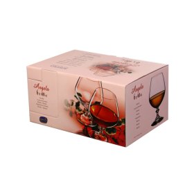 Бокалы для бренди 400 мл 6 шт  Crystalex CZ s.r.o. &quot;Анжела /Оптика /Без декора&quot; / 005172