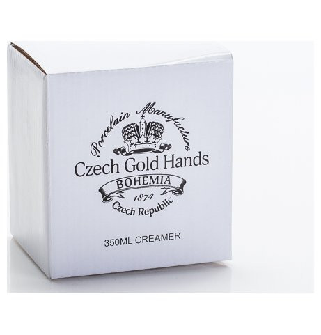 Молочник 350 мл  Porcelaine Czech Gold Hands &quot;Луиза /Синий ситец&quot; / 153098