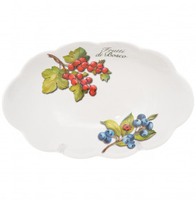 Блюдо 30 х 19,5 см овальное  Artigianato Ceramico by Caroline "Artigianato ceramico /Лесные ягоды" / 252604