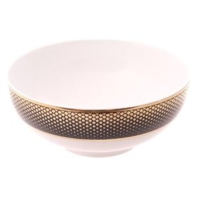 Набор салатников 13 см 6 шт Falkenporzellan "Deluxe shape /Rio black gold" / 340672