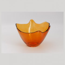 Ваза для конфет 20 см янтарный  SAN MIGUEL &quot;feston&quot; / 323147