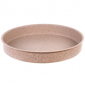 Форма для выпечки 34 х 5 см антипригарное покрытие 4 л коричневая  O.M.S. Collection "GRANITE OVEN TRAYS" / 225840