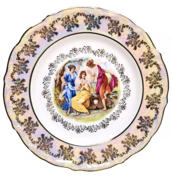 Набор тарелок 25 см 6 шт  Repast &quot;Мария-Тереза /Мадонна перламутр&quot; R-L / 271070