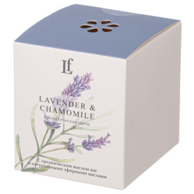 Свеча ароматизированная в стакане 7,5 х 8,5 см  LEFARD &quot;Lavender &amp; chamomile&quot; / 348308