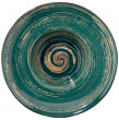 Тарелка 25,5 см глубокая зелёная  Wilmax &quot;Spiral&quot; / 261633