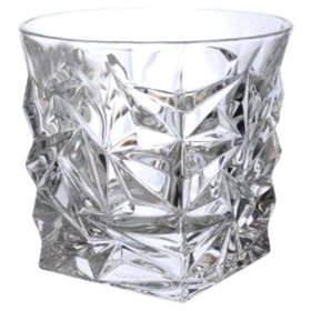 Стаканы для виски 350 мл 6 шт Bohemia Jihlava "Glacier /Без декора" хрусталь Йиглава / 030092