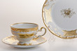 Набор чайный на 6 персон 18 предметов  Weimar Porzellan &quot;Кленовый лист /Белый&quot; (подарочная упаковка) / 039206