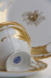 Набор чайный на 6 персон 18 предметов  Weimar Porzellan &quot;Кленовый лист /Белый&quot; (подарочная упаковка) / 039206