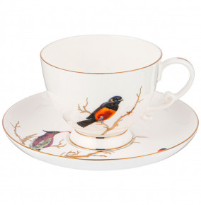 Чайный сервиз на 6 персон 15 предметов  LEFARD "Райская птица" / 233108