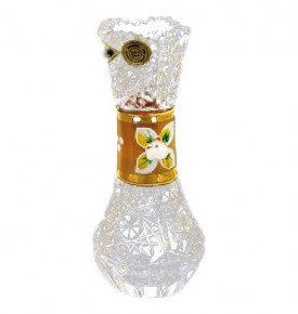 Ваза для цветов 12,5 см  Aurum Crystal "Хрусталь с золотом" / 059307