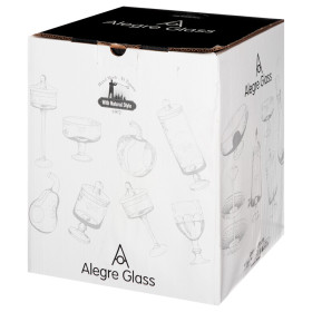 Ваза для конфет 23 x 24 см  Alegre Glass &quot;Тыква&quot; / 289917