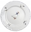 Тарелка 19 см 1 шт  Thun &quot;Констанция /Гуси&quot; / 133453