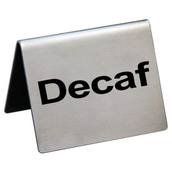 Табличка 5 х 4 см  P.L. Proff Cuisine &quot;Decaf&quot; / 315249