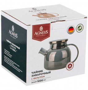 Заварочный чайник 1 л  Agness "Amber" / 244721