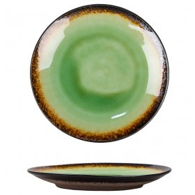 Тарелка 20 см 6 шт  P.L. Proff Cuisine &quot;2022 Spider Silk-Green&quot;  (6шт.) / 320776