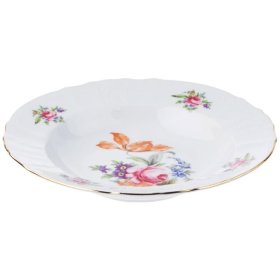 Тарелка 23 см 1 шт глубокая  Thun &quot;Бернадотт /Полевой цветок&quot; / 108683