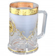Кружка для пива 500 мл  Bohemia &quot;Богемия /Антик золото&quot; A-M / 109132