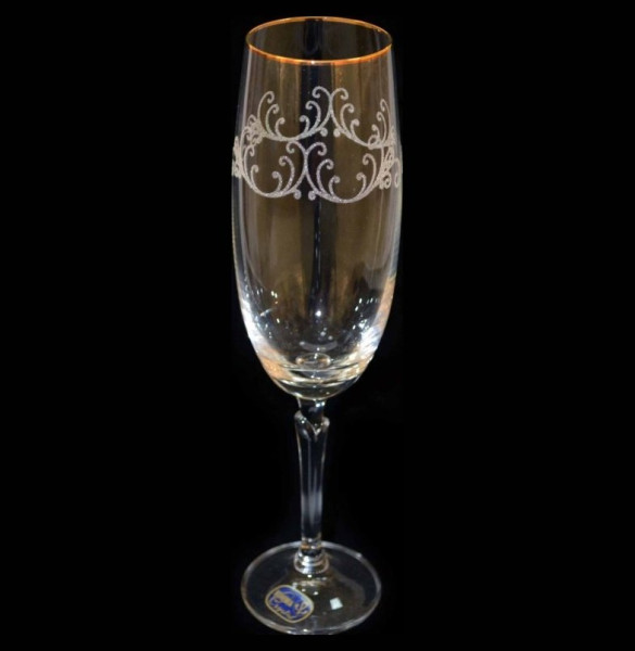Бокалы для шампанского 190 мл 6 шт  Crystalex CZ s.r.o. &quot;Бриджитта /387507&quot; / 005332