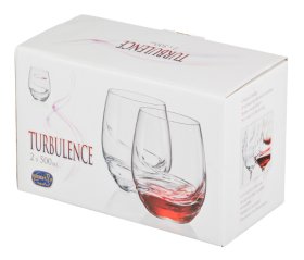 Стаканы для виски 500 мл 2 шт  Crystalex CZ s.r.o. &quot;Турбуленция /Без декора&quot; / 111342