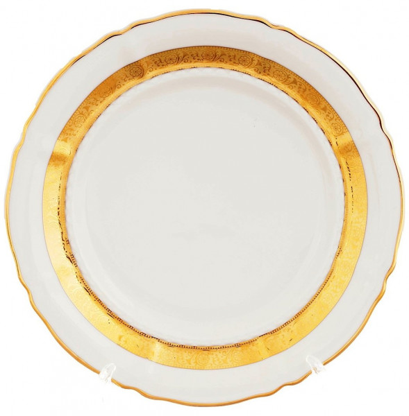 Набор тарелок 19 см 6 шт  Leander &quot;Соната /Цветочный узор на золоте&quot; / 148657