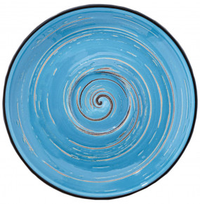 Блюдце 15 см голубое  Wilmax "Spiral" / 261673