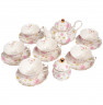 Изображение товара Чайный сервиз на 6 персон 14 предметов (без молочника)  Royal Classics "Розовые цветы" / 150984