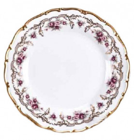 Блюдо 30 см круглое  Bohemia Porcelan Moritz Zdekauer 1810 s.r.o. "Анжелика /Плетистая роза" / 054616
