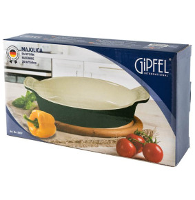 Форма для запекания 20,5 х 11 х 5 см овальная с ручками  GIPFEL "Majolica" / 341092